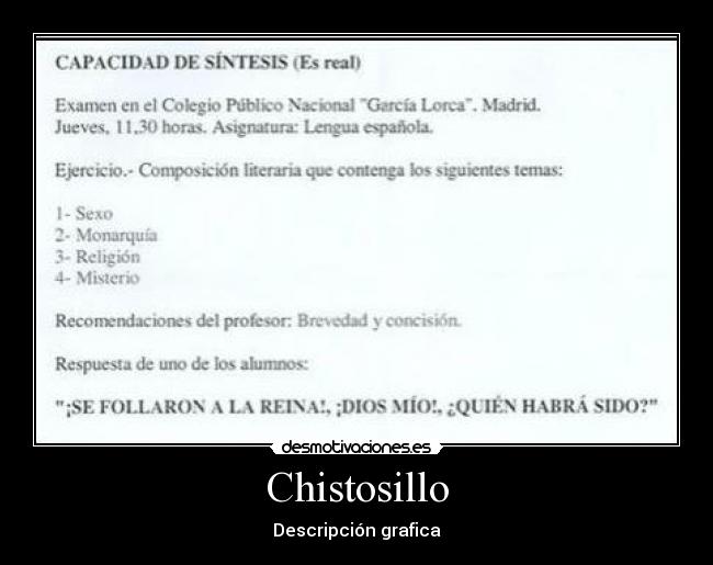 Chistosillo - 