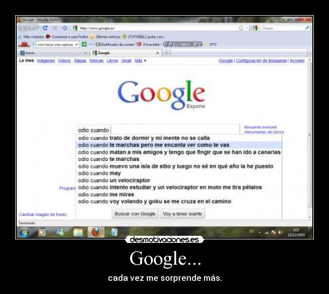 Google... - cada vez me sorprende más.