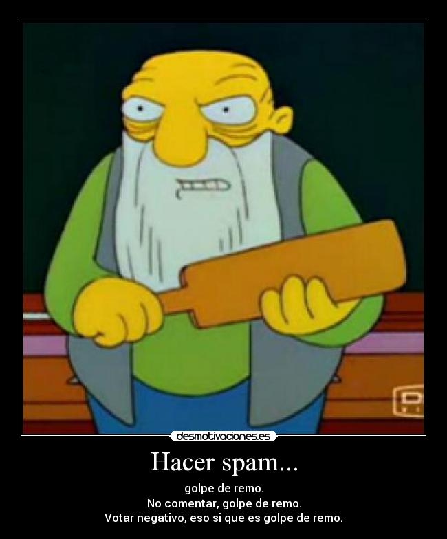 Hacer spam... - 