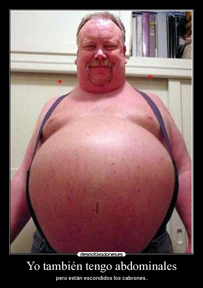 Yo también tengo abdominales -