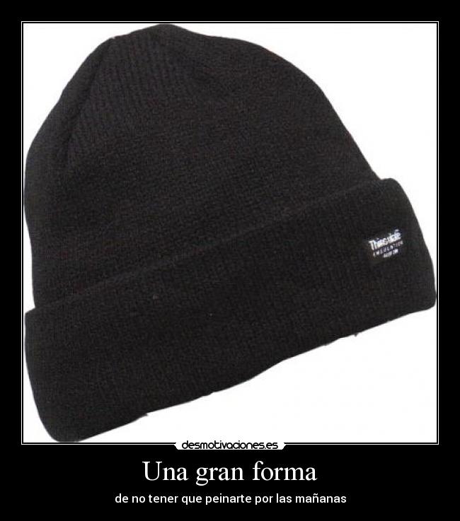 Una gran forma - de no tener que peinarte por las mañanas