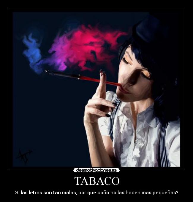 carteles tabaco desmotivaciones