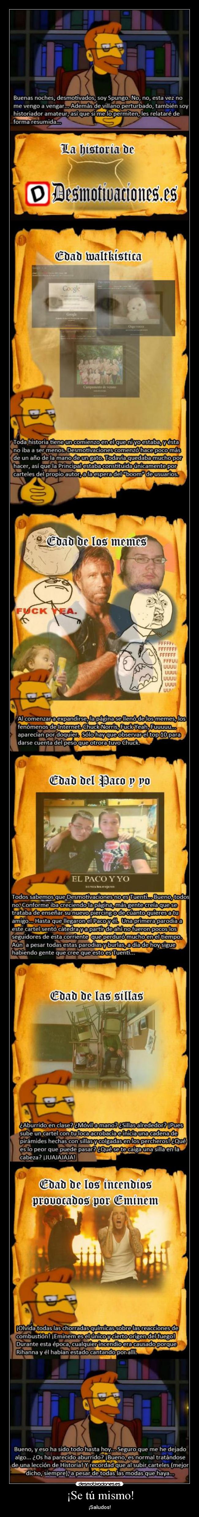 carteles historia desmotivaciones spungo desmotivaciones