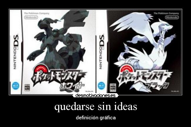 quedarse sin ideas -