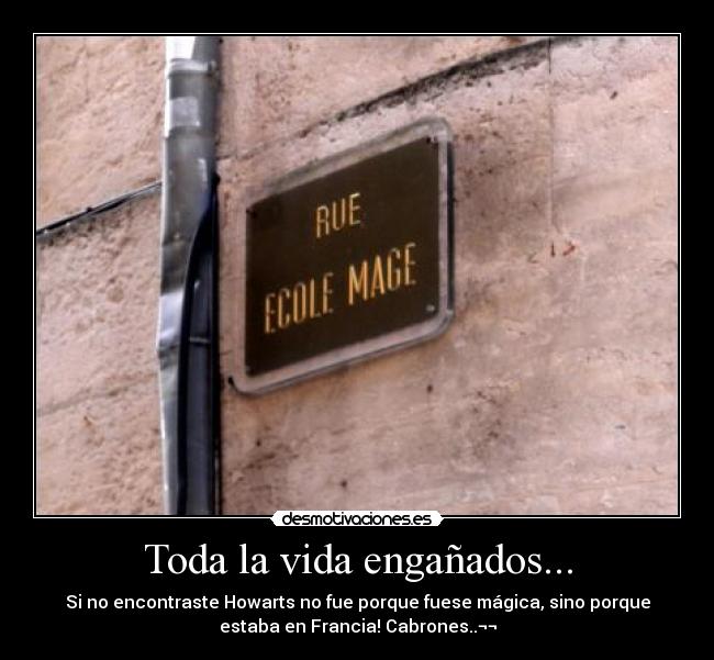 Toda la vida engañados... -