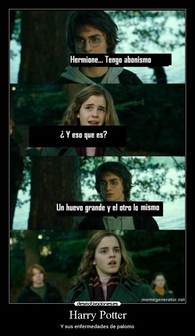 Harry Potter - Y sus enfermedades de palomo