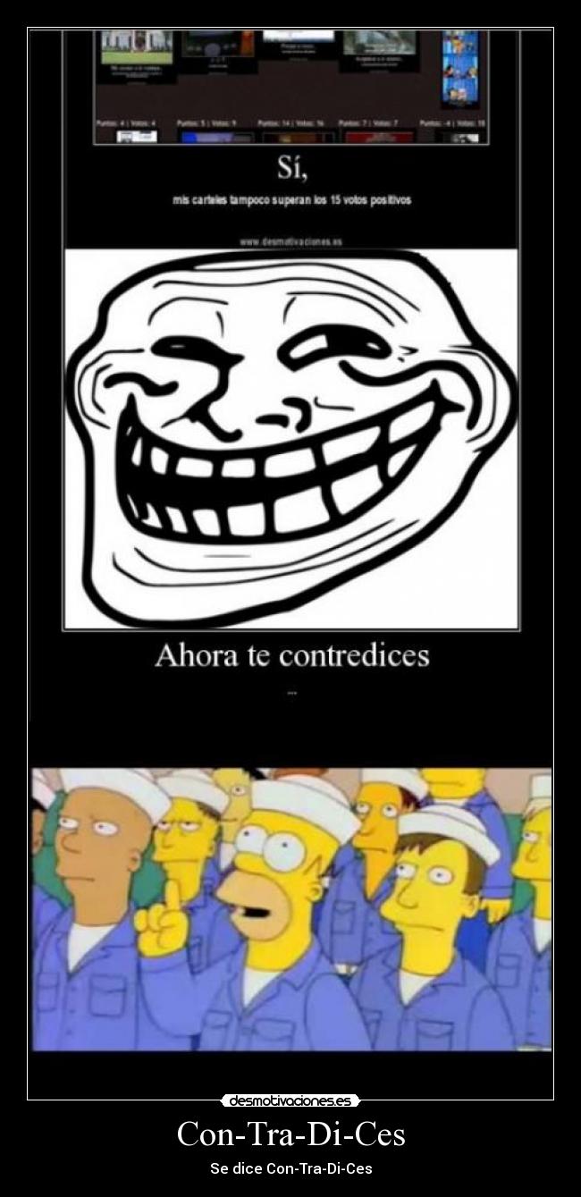 Con-Tra-Di-Ces - Se dice Con-Tra-Di-Ces