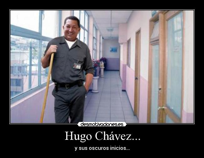 Hugo Chávez... - y sus oscuros inicios...