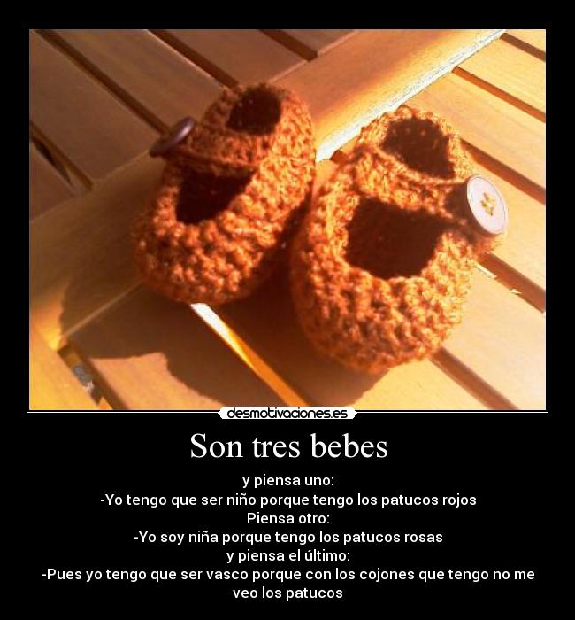 Son tres bebes - 