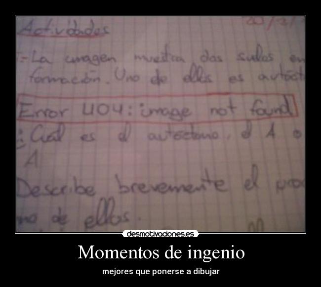 Momentos de ingenio - mejores que ponerse a dibujar