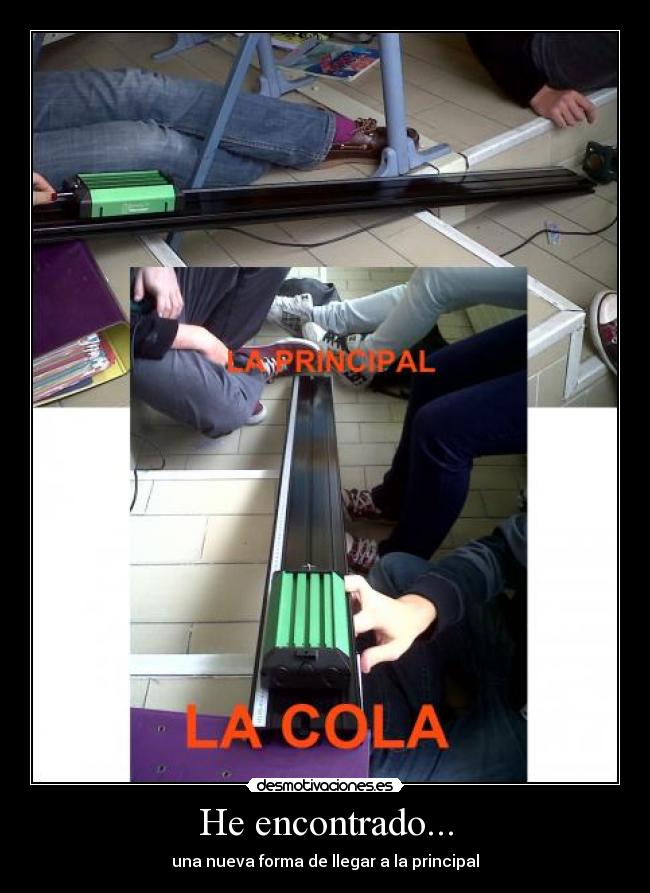 He encontrado... - una nueva forma de llegar a la principal