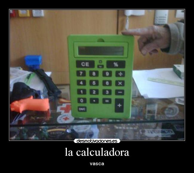 la calculadora -