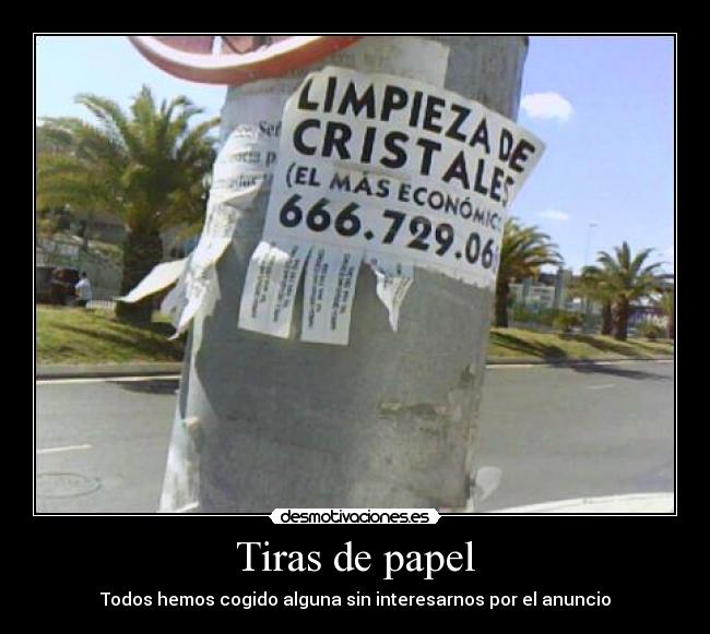 Tiras de papel - 