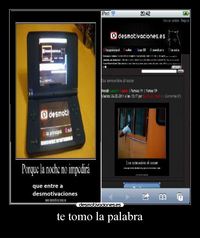 te tomo la palabra - 