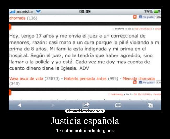 Justicia española - 