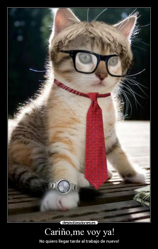 Cariño,me voy ya! -