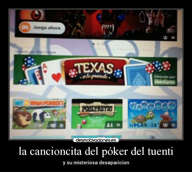 la cancioncita del póker del tuenti - y su misteriosa desaparicion
