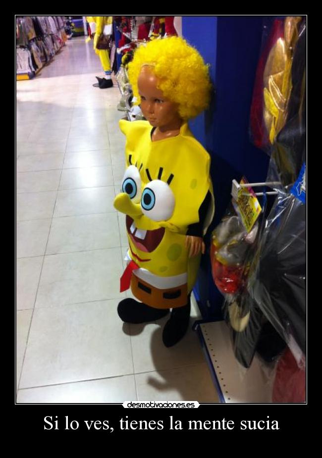 Si lo ves, tienes la mente sucia -