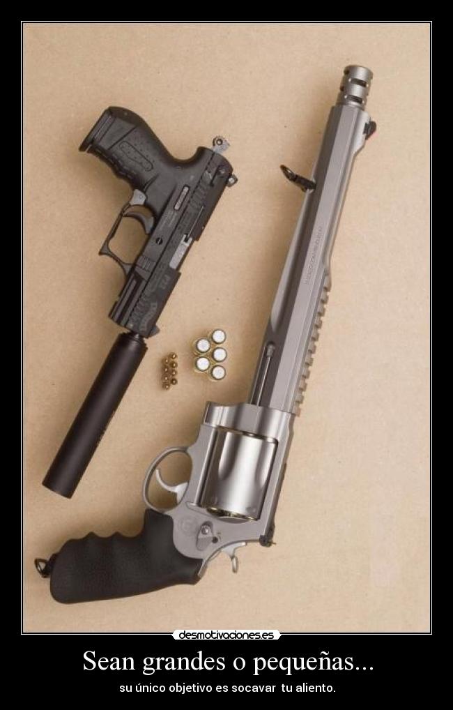 Sean grandes o pequeñas... - 