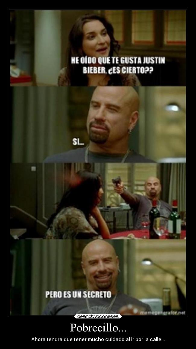 Pobrecillo... - Ahora tendra que tener mucho cuidado al ir por la calle...