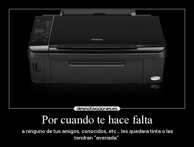 carteles impresora desmotivaciones