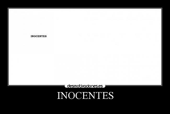 INOCENTES - 