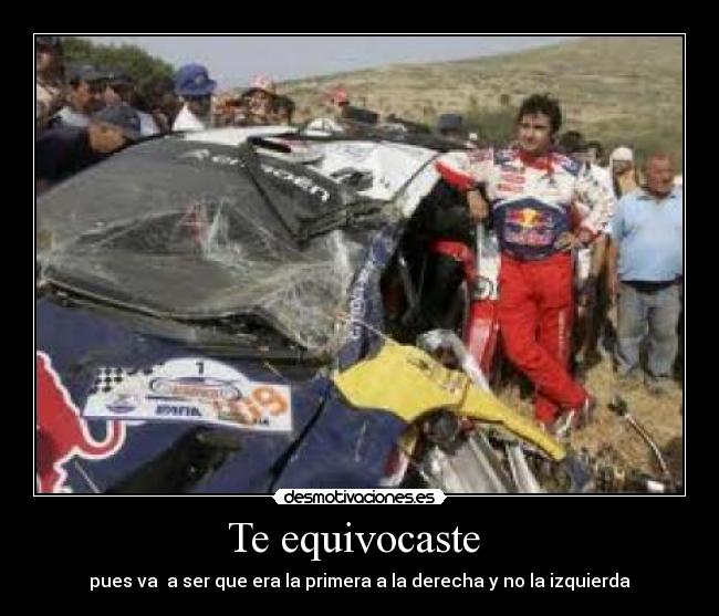 Te equivocaste  - pues va  a ser que era la primera a la derecha y no la izquierda