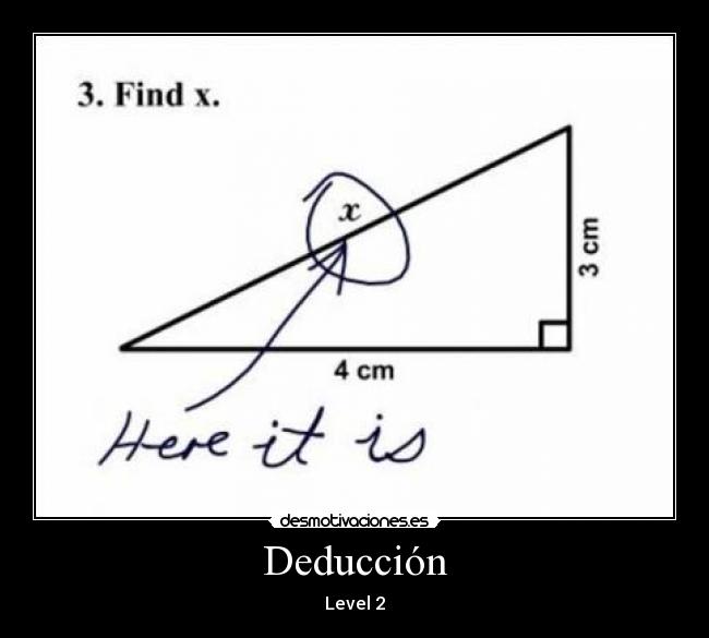 Deducción - Level 2