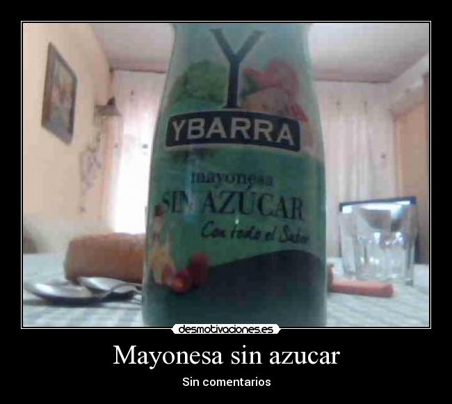 Mayonesa sin azucar - 