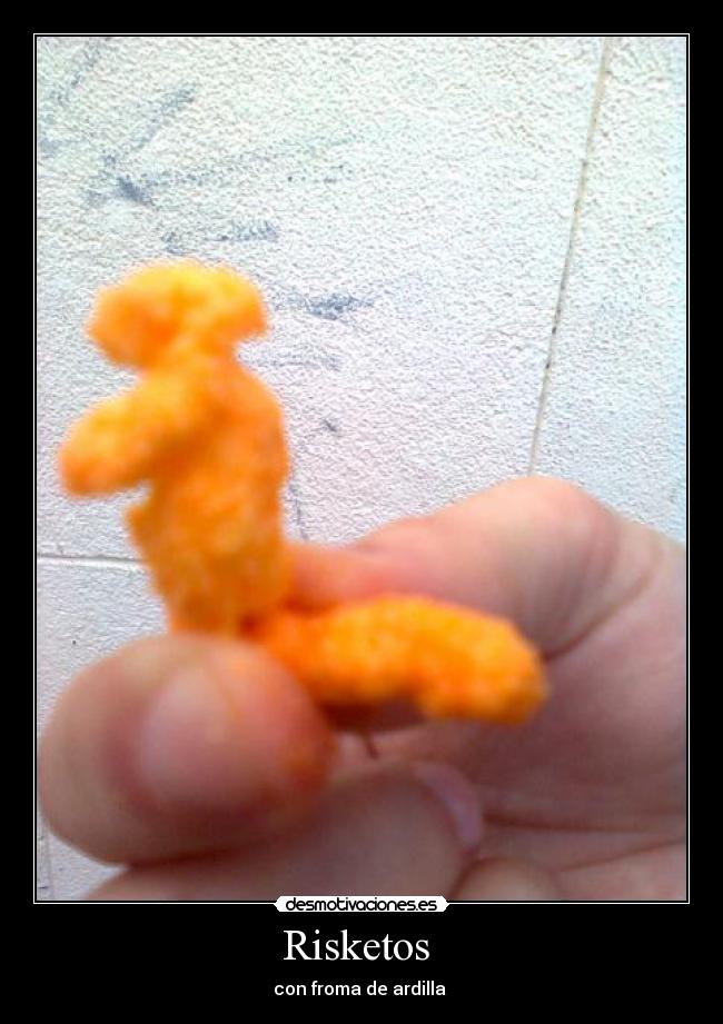 Risketos - con froma de ardilla