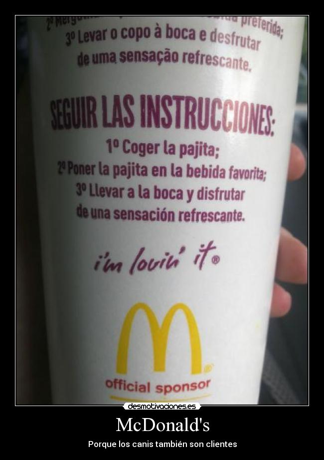 McDonalds - Porque los canis también son clientes