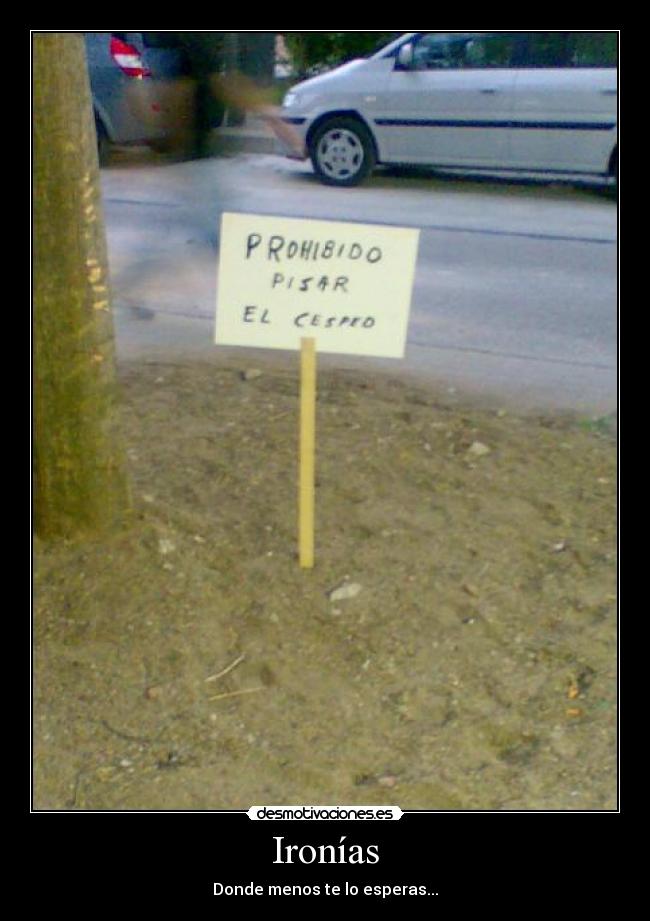 Ironías - Donde menos te lo esperas...