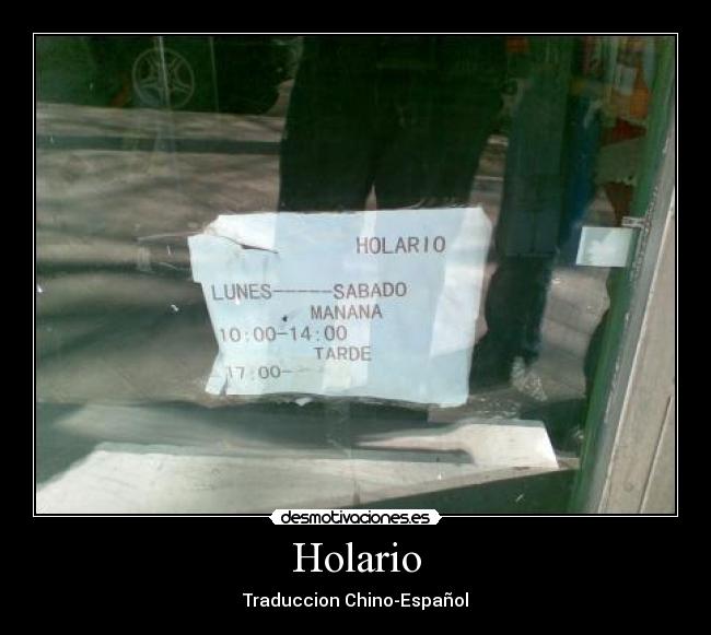 Holario - Traduccion Chino-Español