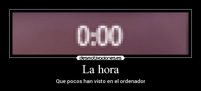 La hora - 