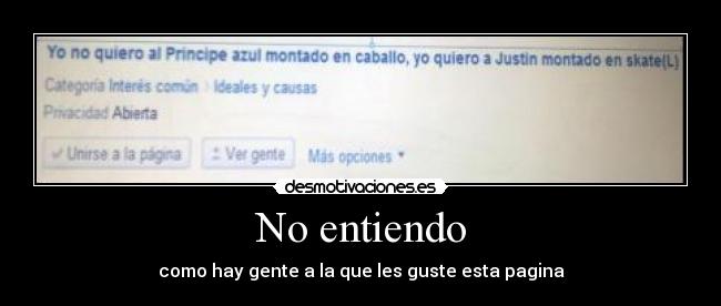 No entiendo - 