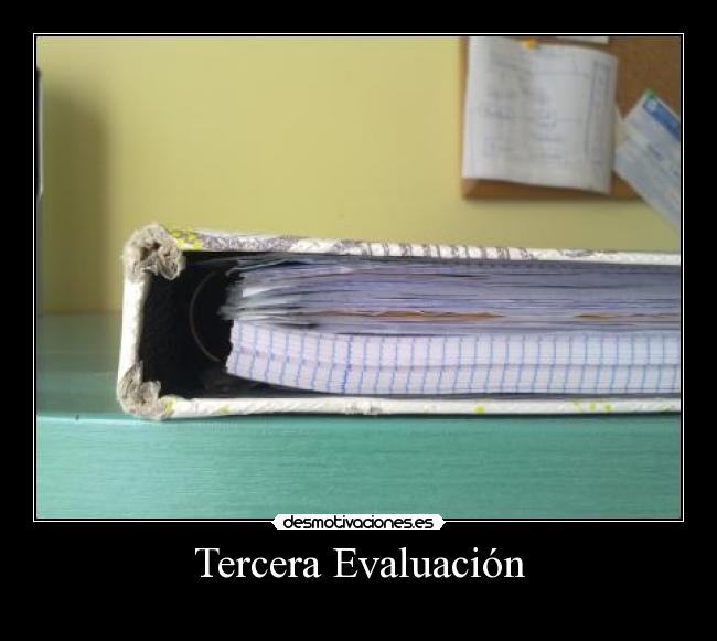Tercera Evaluación -
