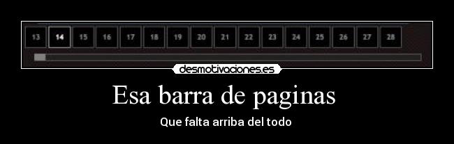 Esa barra de paginas -