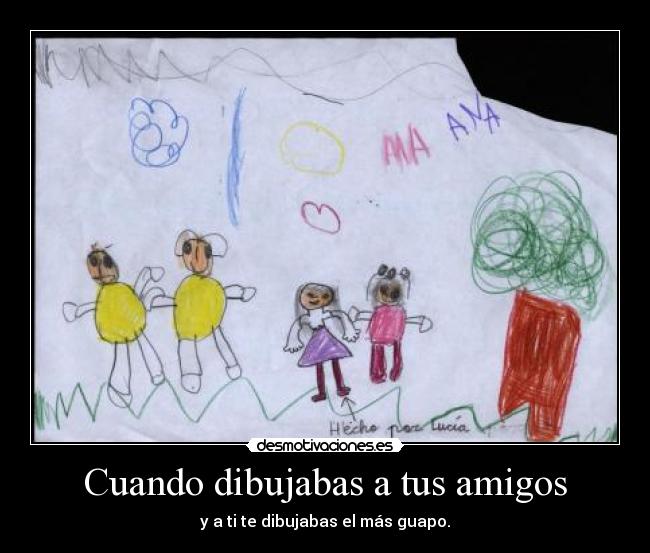 carteles amigos amigos ninos desmotivaciones