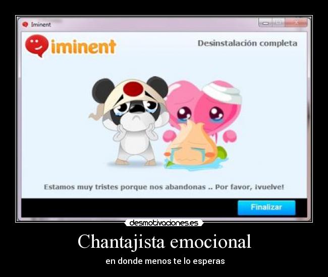 Chantajista emocional -