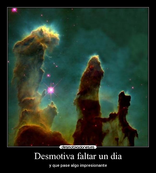 Desmotiva faltar un dia - y que pase algo impresionante