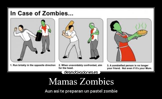 carteles mamas zombies desmotivaciones