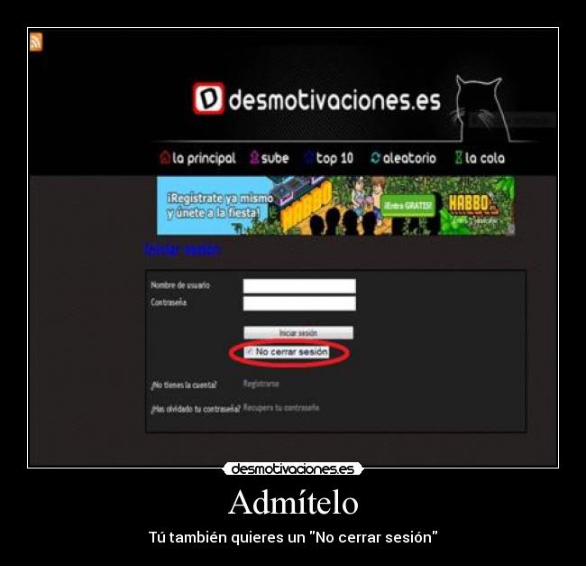 Admítelo -
