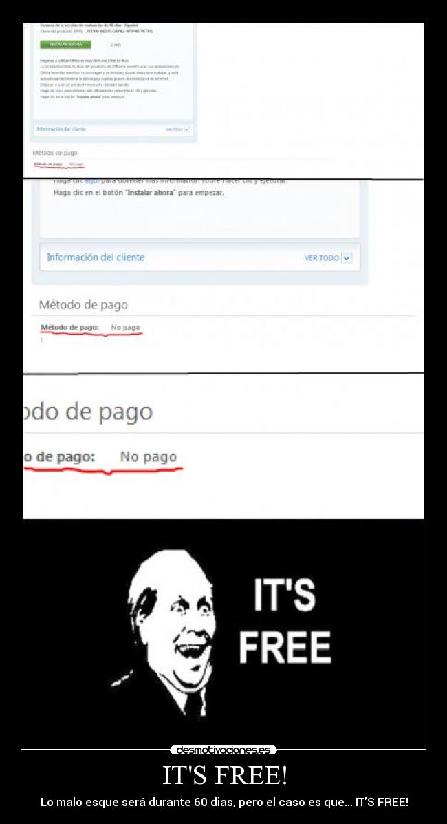 ITS FREE! - Lo malo esque será durante 60 dias, pero el caso es que... ITS FREE!