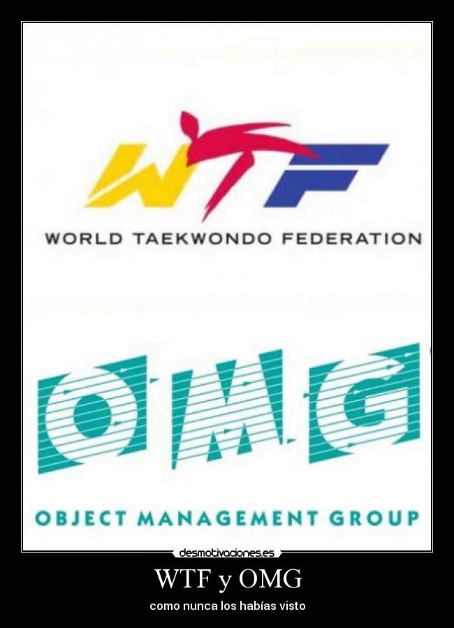 WTF y OMG - como nunca los habías visto