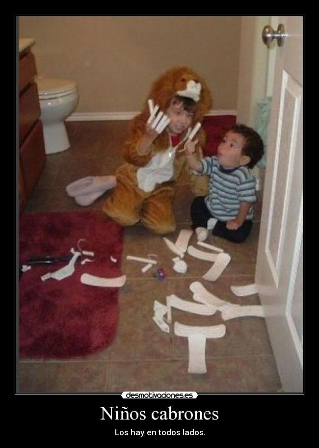 Niños cabrones -