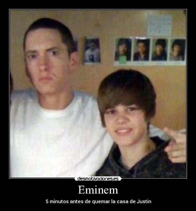 Eminem - 5 minutos antes de quemar la casa de Justin