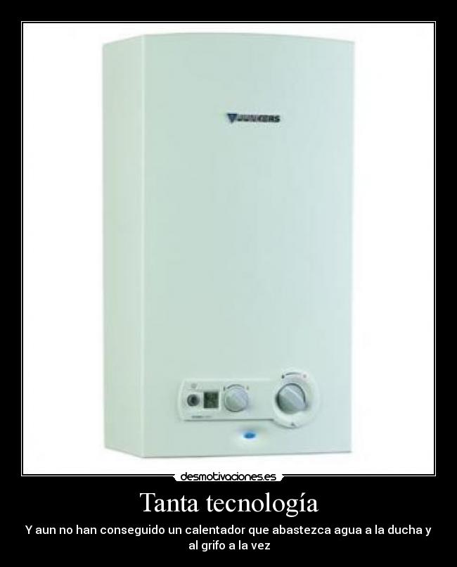 Tanta tecnología -