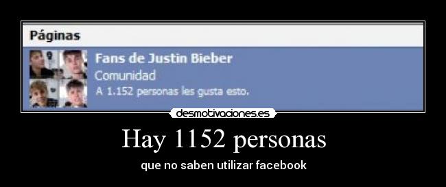 Hay 1152 personas -