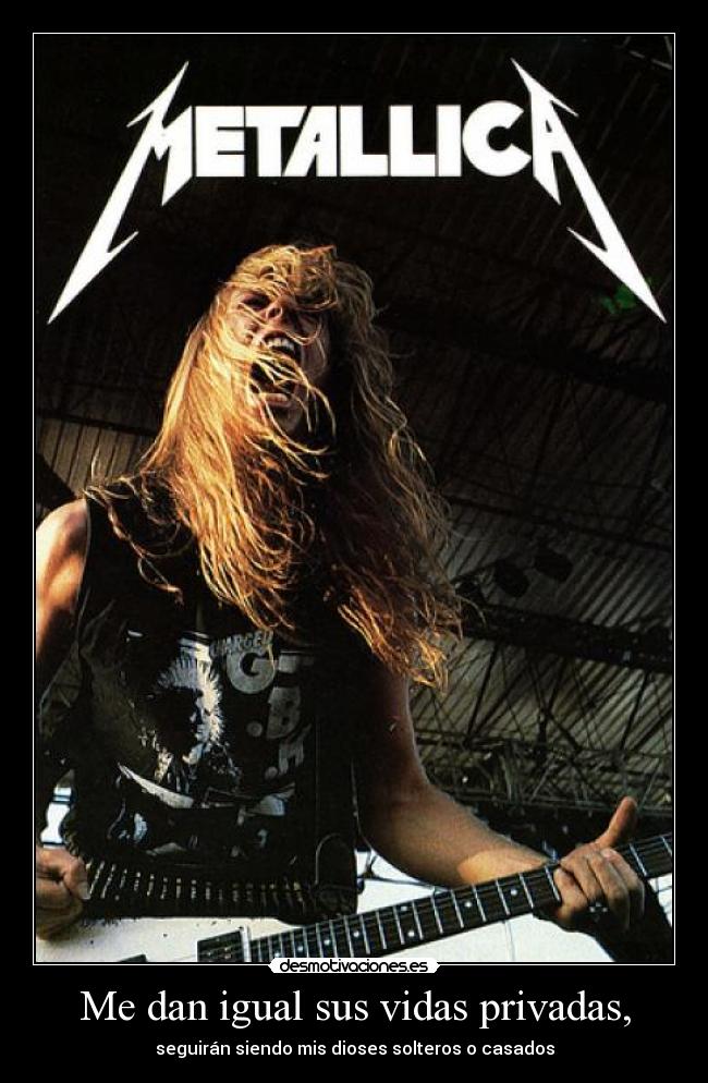 carteles dioses metallica desmotivaciones