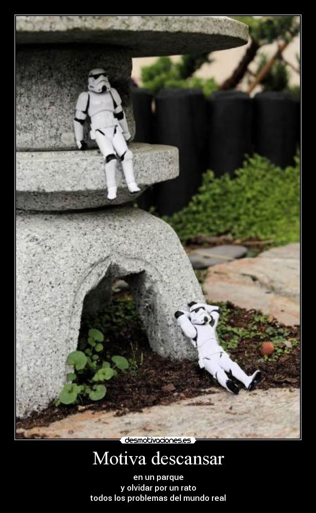 Motiva descansar -